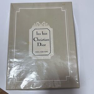 Christian Dior vintage silk stockings in original box